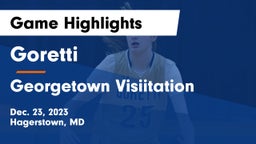Goretti  vs Georgetown Visiitation Game Highlights - Dec. 23, 2023