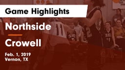 Northside  vs Crowell  Game Highlights - Feb. 1, 2019