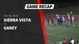 Recap: Sierra Vista  vs. Garey  2015