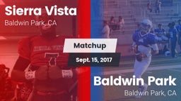 Matchup: Sierra Vista vs. Baldwin Park  2017