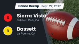 Recap: Sierra Vista  vs. Bassett  2017