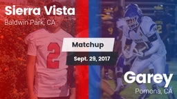 Matchup: Sierra Vista vs. Garey  2017