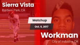 Matchup: Sierra Vista vs. Workman  2017