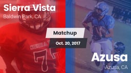 Matchup: Sierra Vista vs. Azusa  2017