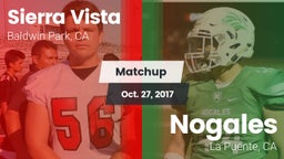 Matchup: Sierra Vista vs. Nogales  2017