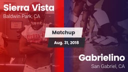 Matchup: Sierra Vista vs. Gabrielino  2018