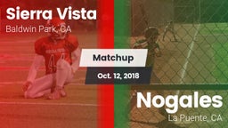 Matchup: Sierra Vista vs. Nogales  2018