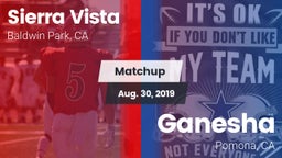 Matchup: Sierra Vista vs. Ganesha  2019