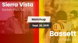 Matchup: Sierra Vista vs. Bassett  2019
