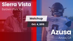 Matchup: Sierra Vista vs. Azusa  2019