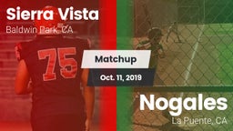 Matchup: Sierra Vista vs. Nogales  2019