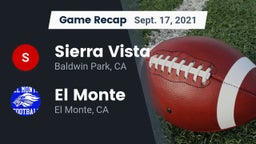 Recap: Sierra Vista  vs. El Monte  2021