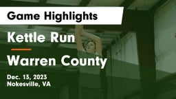 Kettle Run  vs Warren County  Game Highlights - Dec. 13, 2023