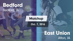 Matchup: Bedford vs. East Union  2016