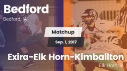 Matchup: Bedford vs. Exira-Elk Horn-Kimballton 2017