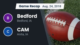 Recap: Bedford  vs. CAM  2018