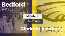 Matchup: Bedford vs. Clarinda Academy  2019