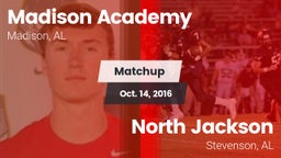 Matchup: Madison Academy vs. North Jackson  2016