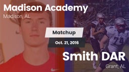 Matchup: Madison Academy vs. Smith DAR  2016