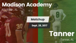 Matchup: Madison Academy vs. Tanner  2017