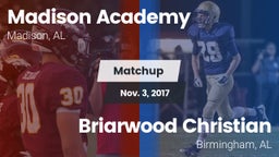 Matchup: Madison Academy vs. Briarwood Christian  2017