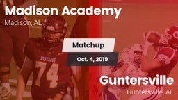 Matchup: Madison Academy vs. Guntersville  2019