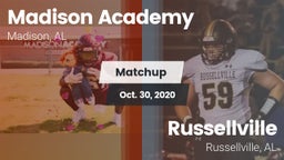 Matchup: Madison Academy vs. Russellville  2020