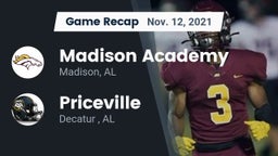 Recap: Madison Academy  vs. Priceville  2021