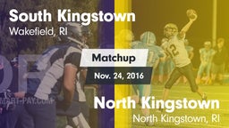 Matchup: South Kingstown vs. North Kingstown  2016