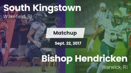 Matchup: South Kingstown vs. Bishop Hendricken  2016