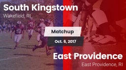 Matchup: South Kingstown vs. East Providence  2017
