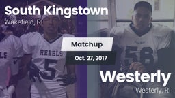 Matchup: South Kingstown vs. Westerly  2017