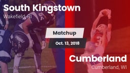 Matchup: South Kingstown vs. Cumberland  2018