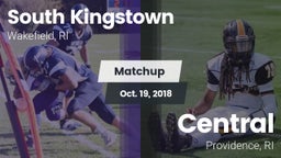 Matchup: South Kingstown vs. Central  2018