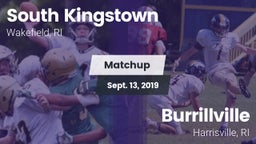 Matchup: South Kingstown vs. Burrillville  2019