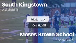 Matchup: South Kingstown vs. Moses Brown School 2019