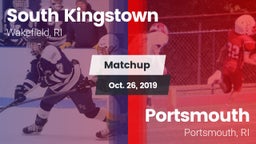 Matchup: South Kingstown vs. Portsmouth  2019