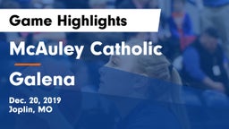 McAuley Catholic  vs Galena  Game Highlights - Dec. 20, 2019
