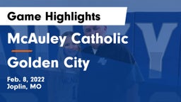 McAuley Catholic  vs Golden City   Game Highlights - Feb. 8, 2022