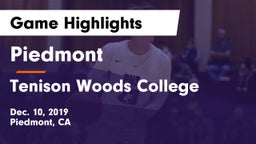 Piedmont  vs Tenison Woods College Game Highlights - Dec. 10, 2019
