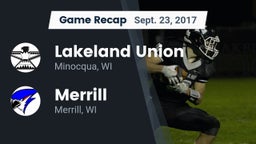 Recap: Lakeland Union  vs. Merrill  2017