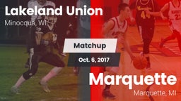 Matchup: Lakeland vs. Marquette  2017
