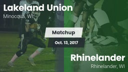 Matchup: Lakeland vs. Rhinelander  2017