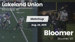 Matchup: Lakeland vs. Bloomer  2018