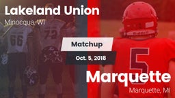 Matchup: Lakeland vs. Marquette  2018