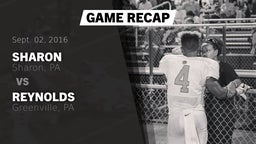 Recap: Sharon  vs. Reynolds  2016