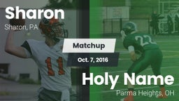Matchup: Sharon vs. Holy Name  2016