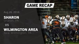 Recap: Sharon  vs. Wilmington Area  2016