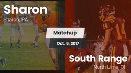 Matchup: Sharon vs. South Range 2017
