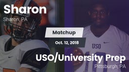 Matchup: Sharon vs. USO/University Prep  2018